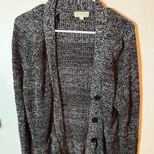 Closet Closing 4/$21 Heathered Gray Poof Excellence Large Cardigan